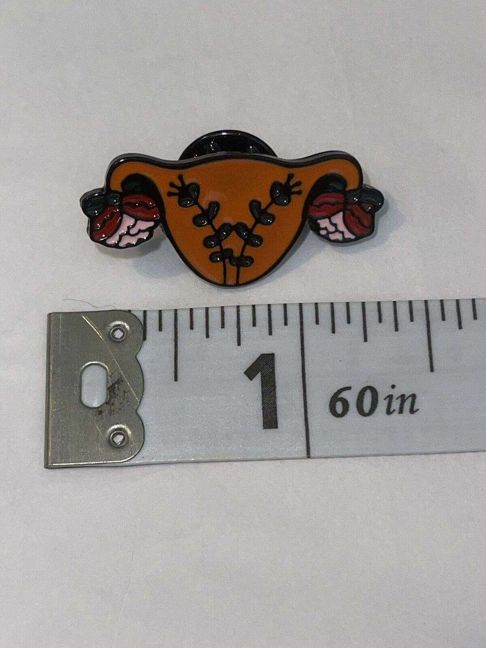 Feminist Feminism Flowers Uterus Pin Brooch